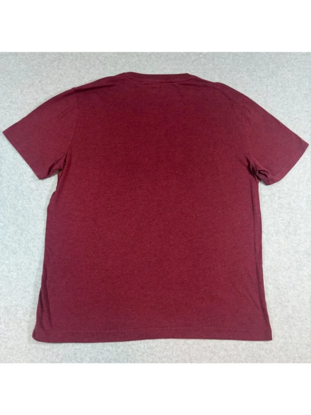 Banana Republic Men’s Large Burgundy Premium Wash Tee Short Sleeve Crew Neck T-S